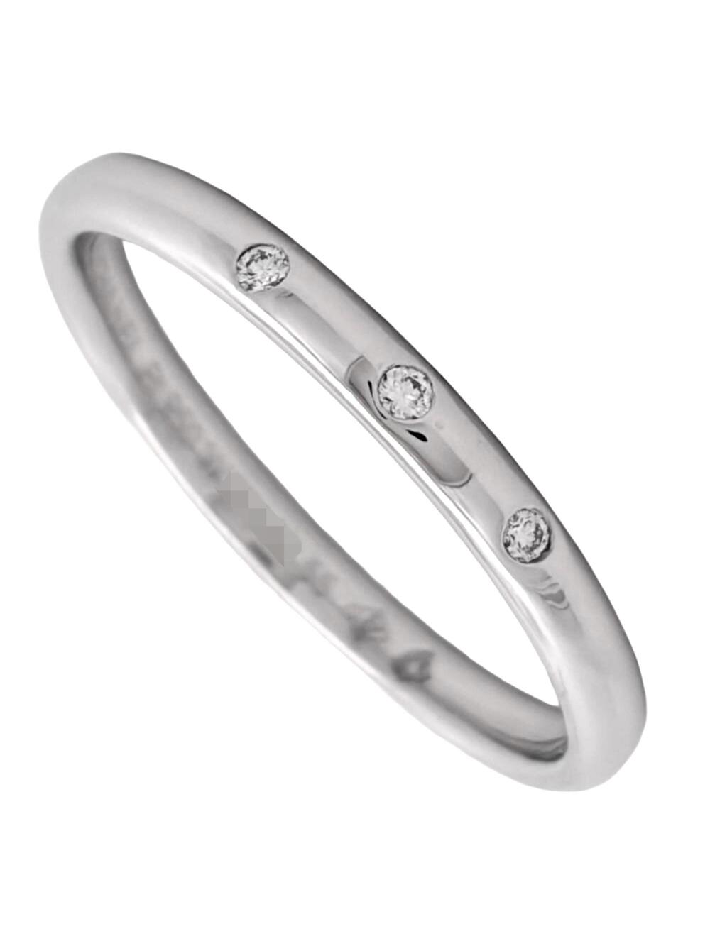 Chanel Band Ring Platinum With Diamond #312456C86B